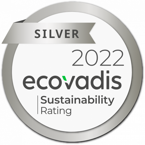 Awarded with the EcoVadis silver medal!